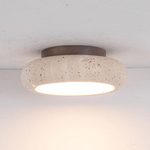 Retro Travertine Wood Ceiling Light 1-Light Lasson Living