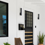 Minimalist Waterproof Outdoor Square Wall Sconce LED 1-Light Lasson Living