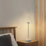 Modern Aluminium Cone LED Rechargeable Table Lamp 1-Light Lasson Living