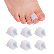 6 Pack Gel Toe Spacers With Loop Design For All-Day Comfort - Image 1