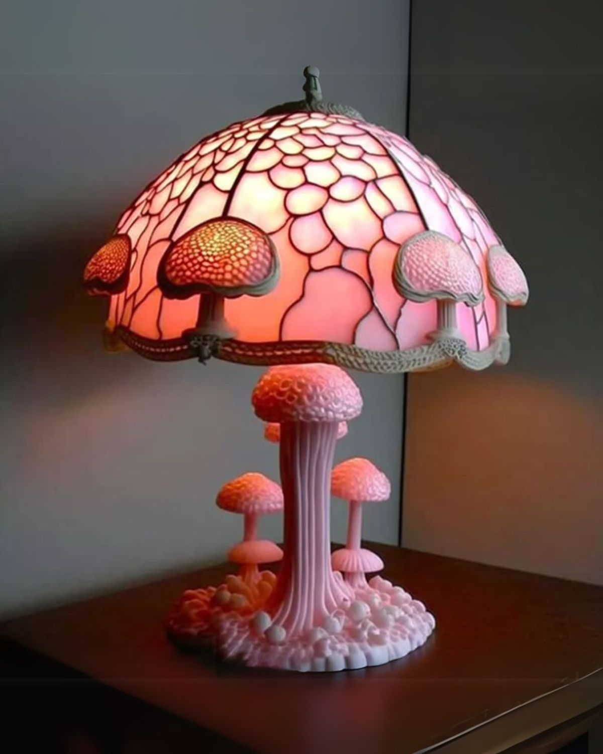 Vintage Mushroom Table Lamp LED 1-Light Lasson Living