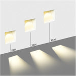 Nordic Frameless Stainless-Steel Stair LED Wall 1-Light Lasson Living