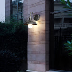 Vintage Industrial Iron Bowl Outdoor Wall Light LED 1-Light Lasson Living