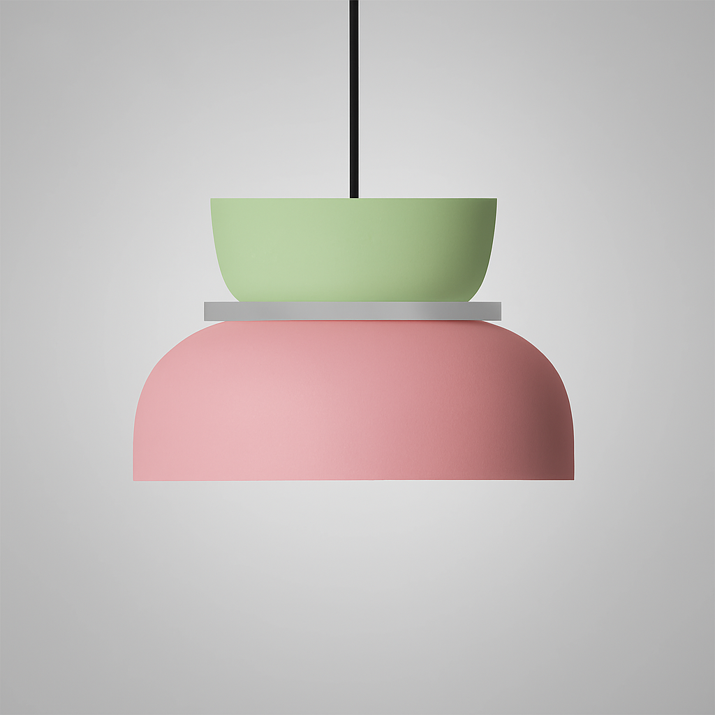 Nordic Zinc Alloy Dual-tone Dome Pendant Light LED 1-light Lasson Living