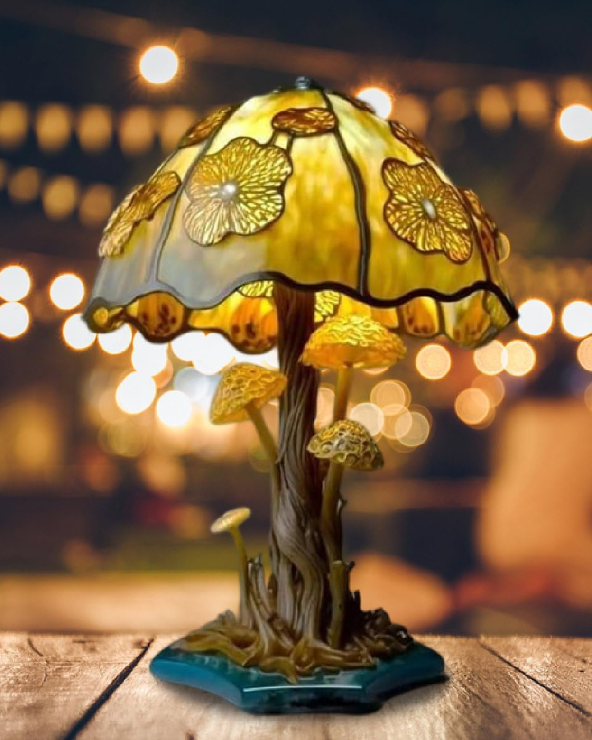 Vintage Mushroom Table Lamp LED 1-Light Lasson Living