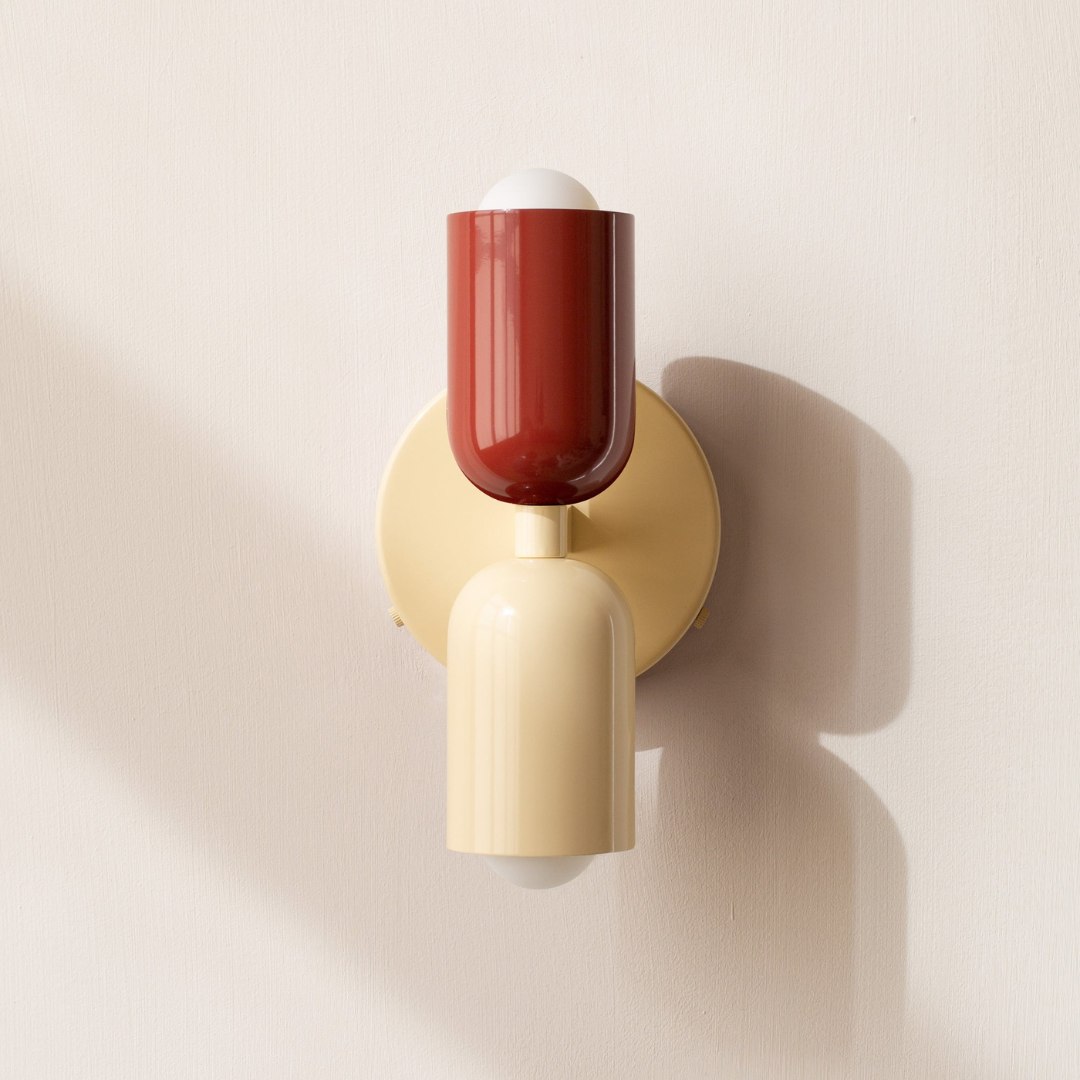 Modern Minimalist Cylinder Wall Sconce LED 2-Light Lasson Living