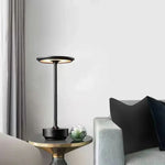 Modern Brass Cone LED Rechargeable Table Lamp 1-Light Lasson Living