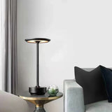 Modern Brass Cone LED Rechargeable Table Lamp 1-Light Lasson Living
