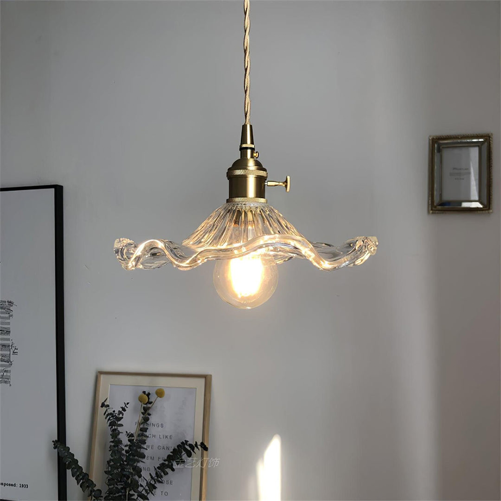 Modern Grass Flower Pendant Light 1-Light Lasson Living