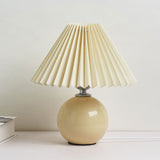 Nordic Ceramic Pleated Table Light | 1-Light Lasson Living