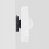 Modern Glass Disc Ceiling and Wall Light LED 1-Light Lasson Living