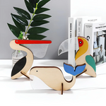 Nordic Wooden Animal LED Table Lamp 1-Light Lasson Living