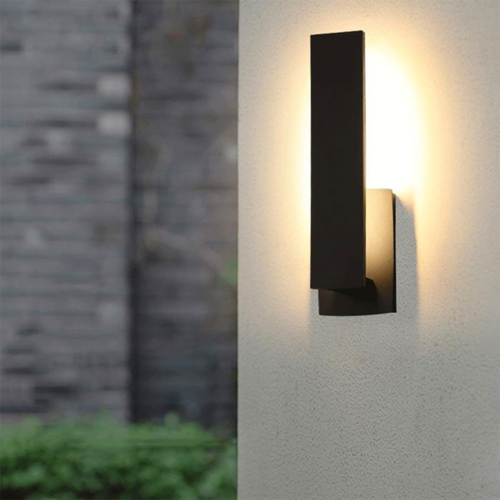 Minimalist Waterproof Outdoor Square Wall Sconce LED 1-Light Lasson Living
