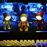 Modern Robot-Inspired LED Table Lamp 1-Light Lasson Living