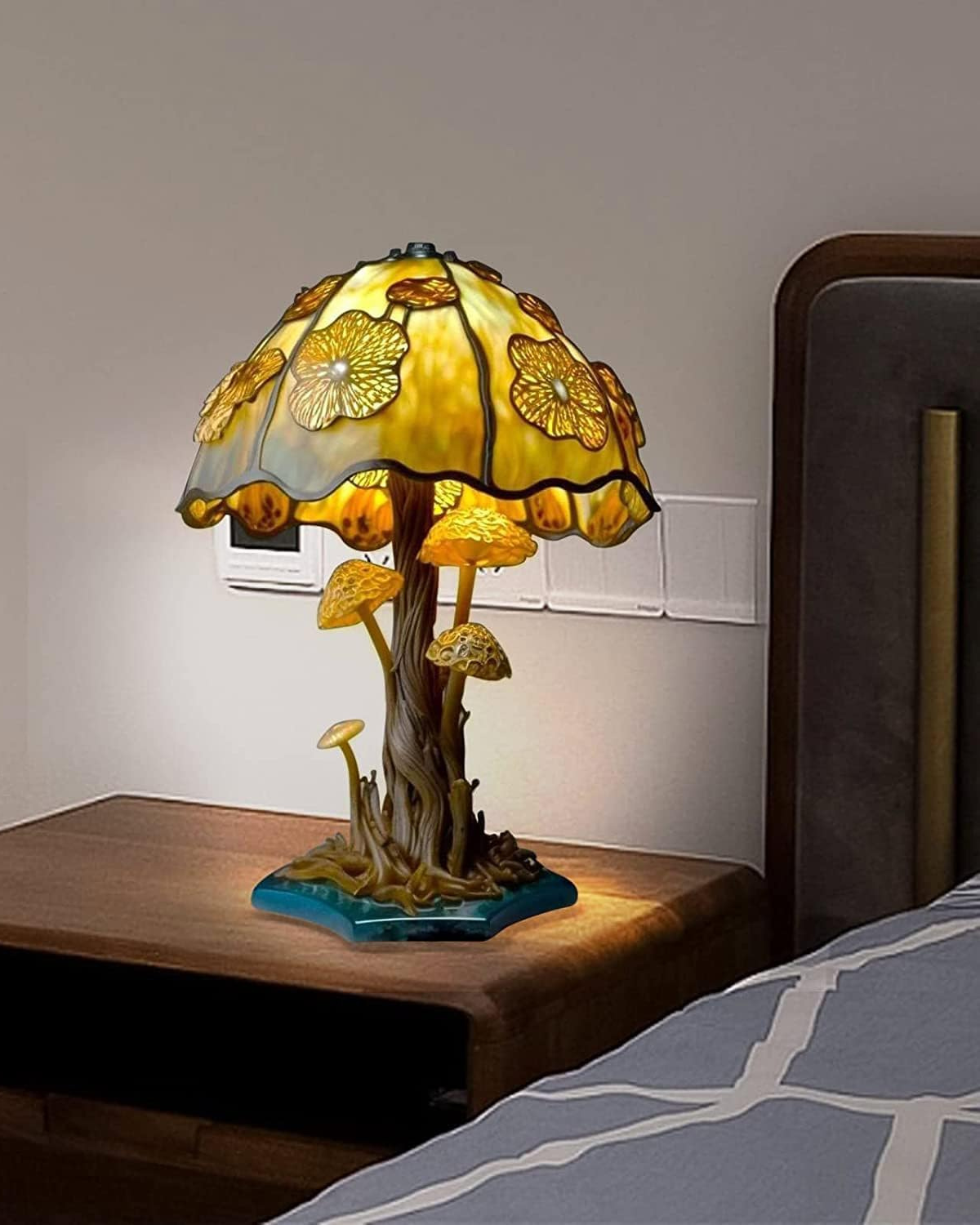 Vintage Mushroom Table Lamp LED 1-Light Lasson Living
