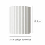 Modern Resin LED Wall Sconce 1-Light Lasson Living