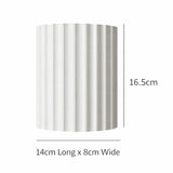Modern Resin LED Wall Sconce 1-Light Lasson Living
