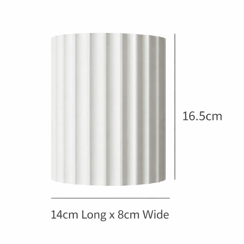 Modern Resin LED Wall Sconce 1-Light Lasson Living
