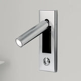Modern Minimalist Embedded Aluminum LED Wall Sconce 1-Light Lasson Living