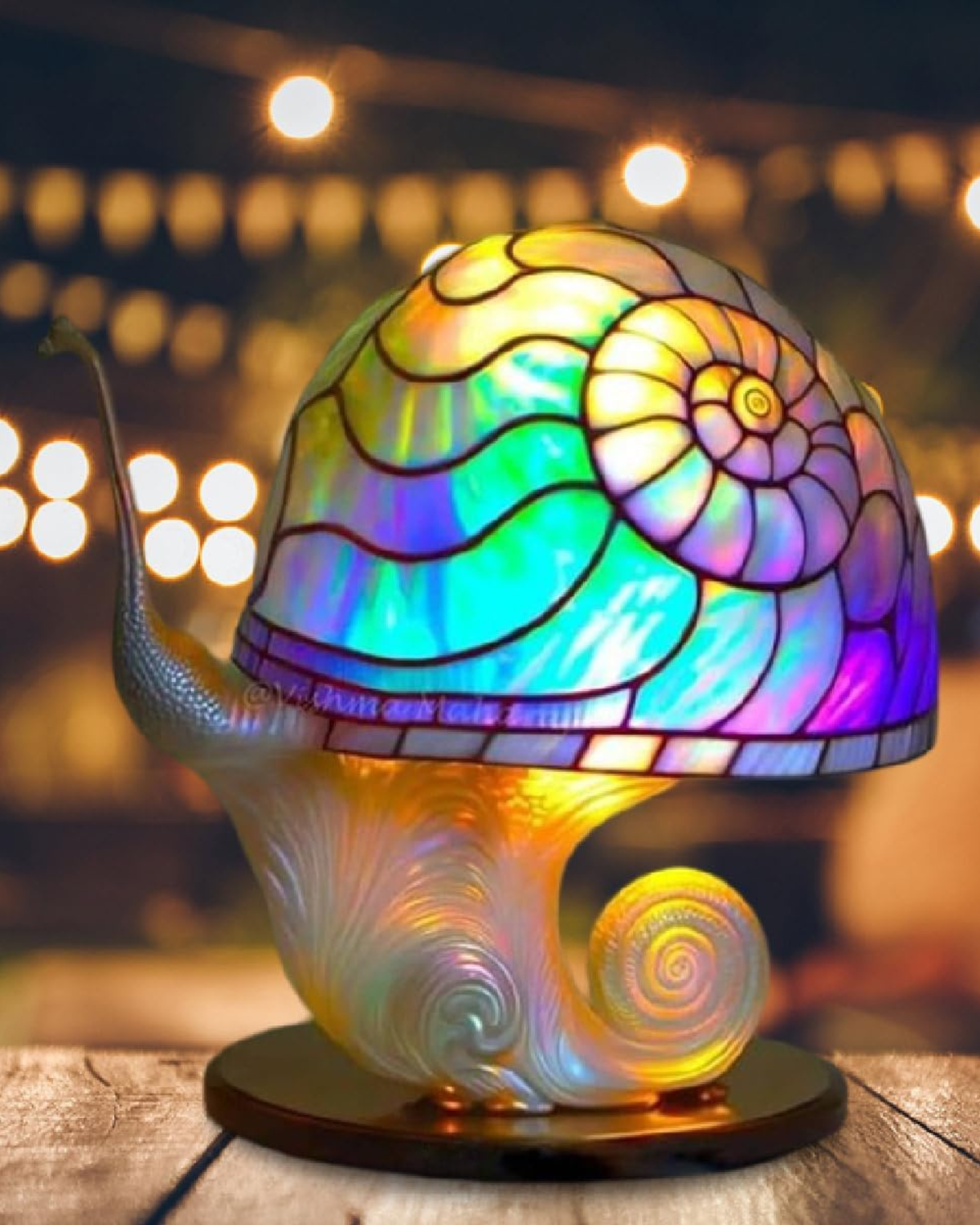 Vintage Mushroom Table Lamp LED 1-Light Lasson Living