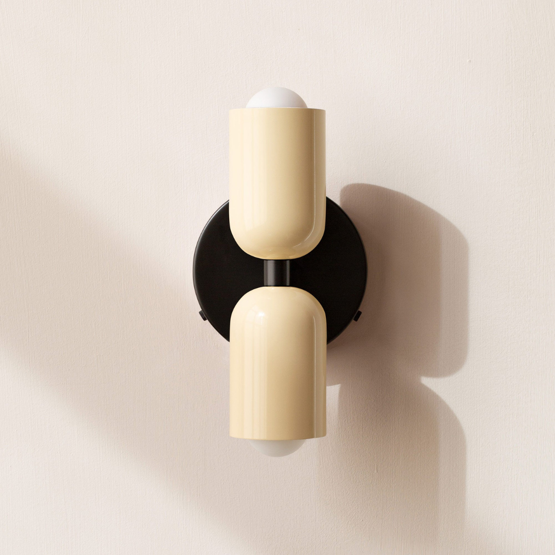 Modern Minimalist Cylinder Wall Sconce LED 2-Light Lasson Living