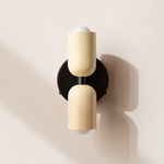 Modern Minimalist Cylinder Wall Sconce LED 2-Light Lasson Living