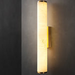 Modern Minimalist Spanish Marble Copper Wall Sconce LED 1-Light Lasson Living