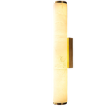 Modern Minimalist Spanish Marble Copper Wall Sconce LED 1-Light Lasson Living