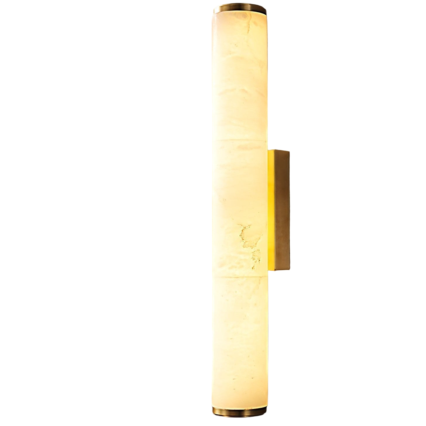 Modern Minimalist Spanish Marble Copper Wall Sconce LED 1-Light Lasson Living