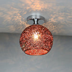 Modern Textured Dome Semi-Flush Ceiling Light | LED 1-Light Lasson Living