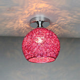 Modern Textured Dome Semi-Flush Ceiling Light | LED 1-Light Lasson Living