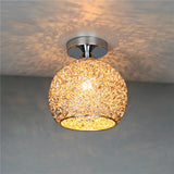Modern Textured Dome Semi-Flush Ceiling Light | LED 1-Light Lasson Living