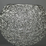 Modern Textured Dome Semi-Flush Ceiling Light | LED 1-Light Lasson Living