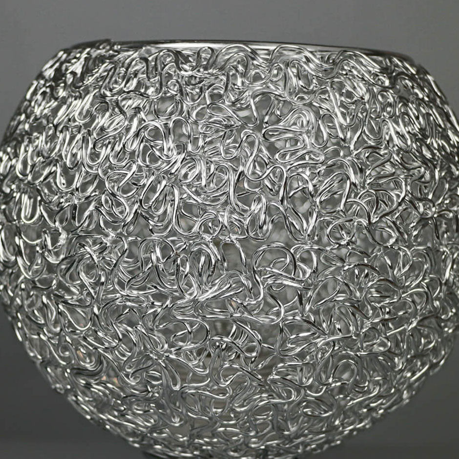 Modern Textured Dome Semi-Flush Ceiling Light | LED 1-Light Lasson Living