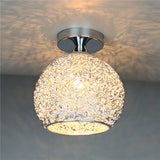 Modern Textured Dome Semi-Flush Ceiling Light | LED 1-Light Lasson Living