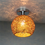 Modern Textured Dome Semi-Flush Ceiling Light | LED 1-Light Lasson Living
