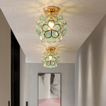 Vintage Floral Ceiling Light 1-Light Lasson Living