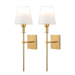Modern Fabric Wall Sconce 1-Light Lasson Living