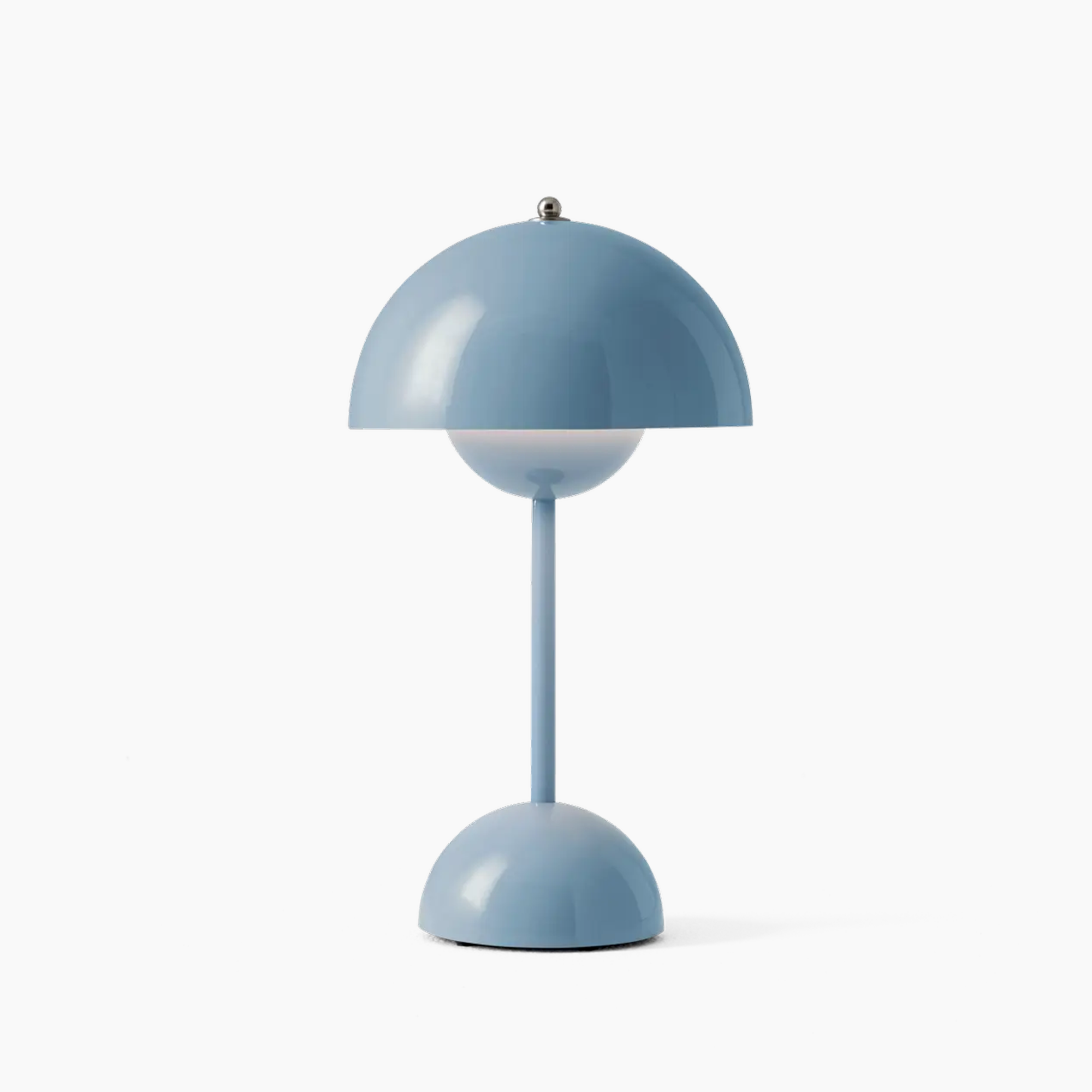 Modern Dome Wireless LED Table Lamp 1-Light Lasson Living