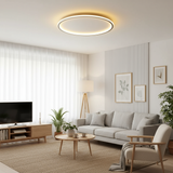 Scandinavian LED Round Ceiling Lamp | 1-Light Lasson Living