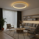 Scandinavian LED Round Ceiling Lamp | 1-Light Lasson Living