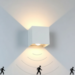 Modern Cube Outdoor Wall Light LED 1-Light Lasson Living
