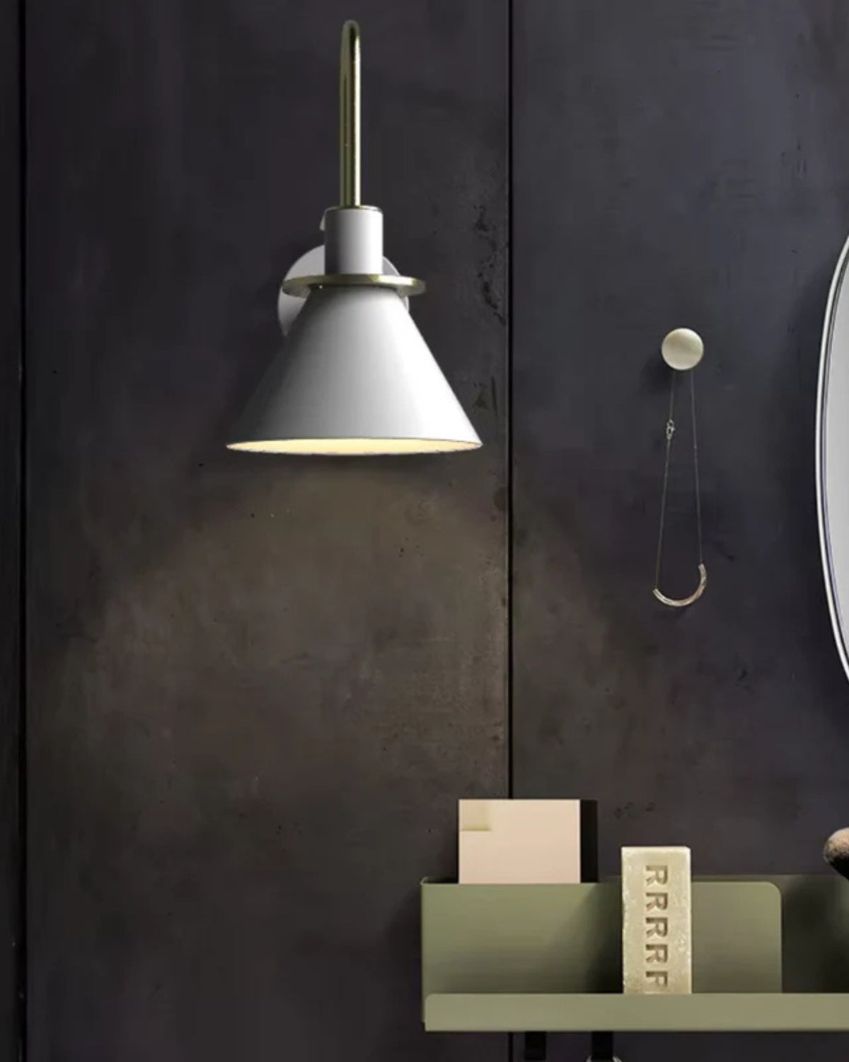Modern Cone Wall Sconce 1-Light Lasson Living
