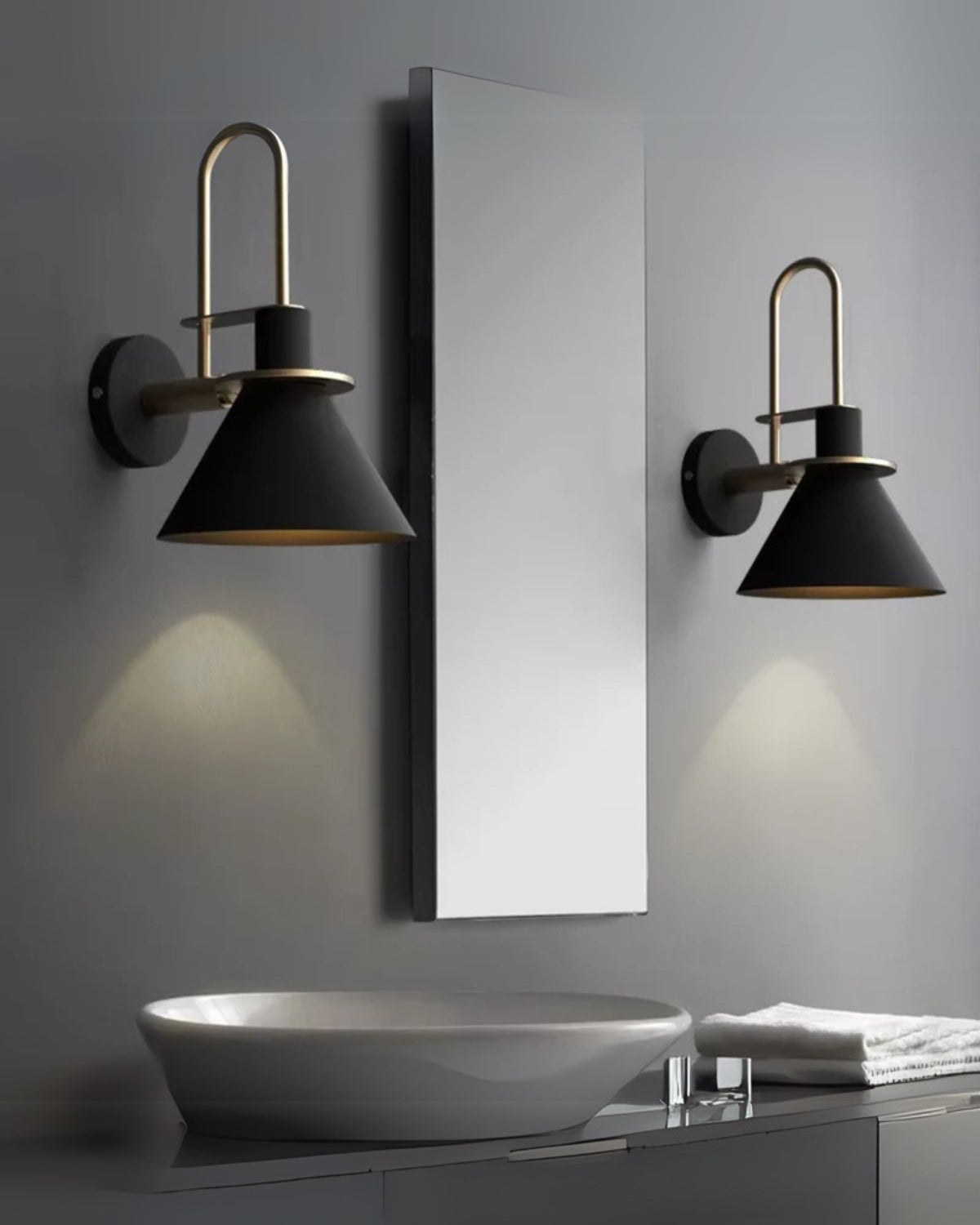 Modern Cone Wall Sconce 1-Light Lasson Living
