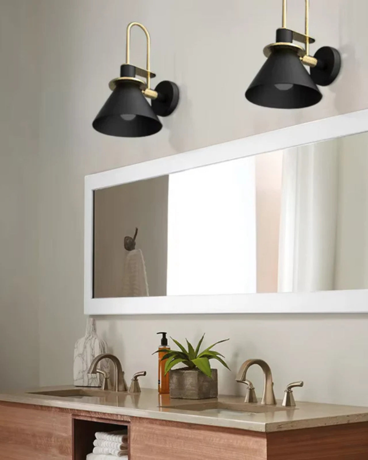 Modern Cone Wall Sconce 1-Light Lasson Living