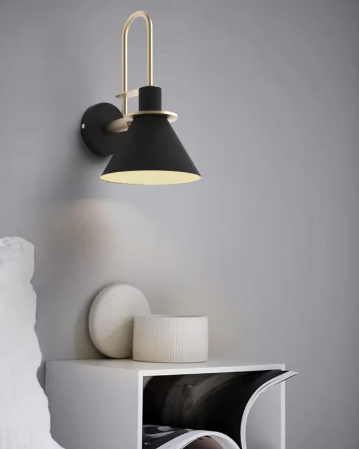 Modern Cone Wall Sconce 1-Light Lasson Living