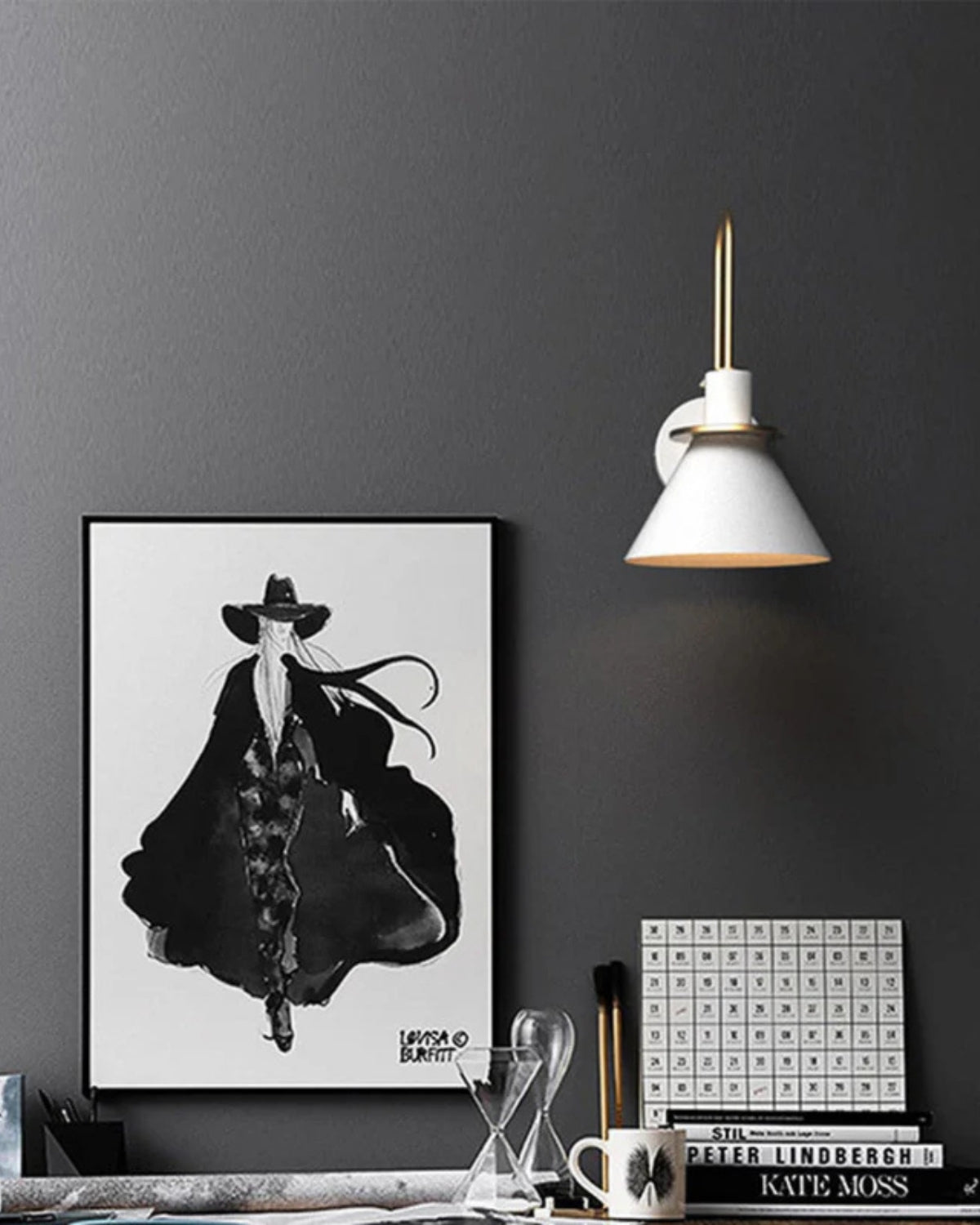 Modern Cone Wall Sconce 1-Light Lasson Living