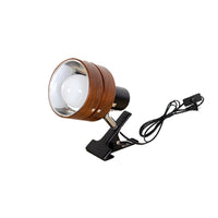 Japanese Solid Wood Round Clip Table Light | 1-Light Lasson Living