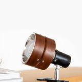 Japanese Solid Wood Round Clip Table Light | 1-Light Lasson Living