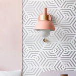 Nordic Wood & Metal Globe Wall Sconce LED 1-light Lasson Living